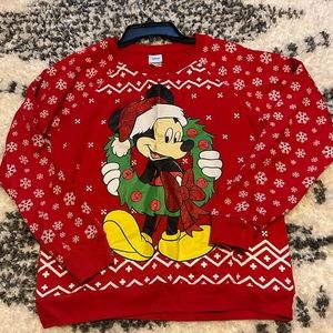 Christmas Mickey Mouse Sweatshirt **Lights Up**